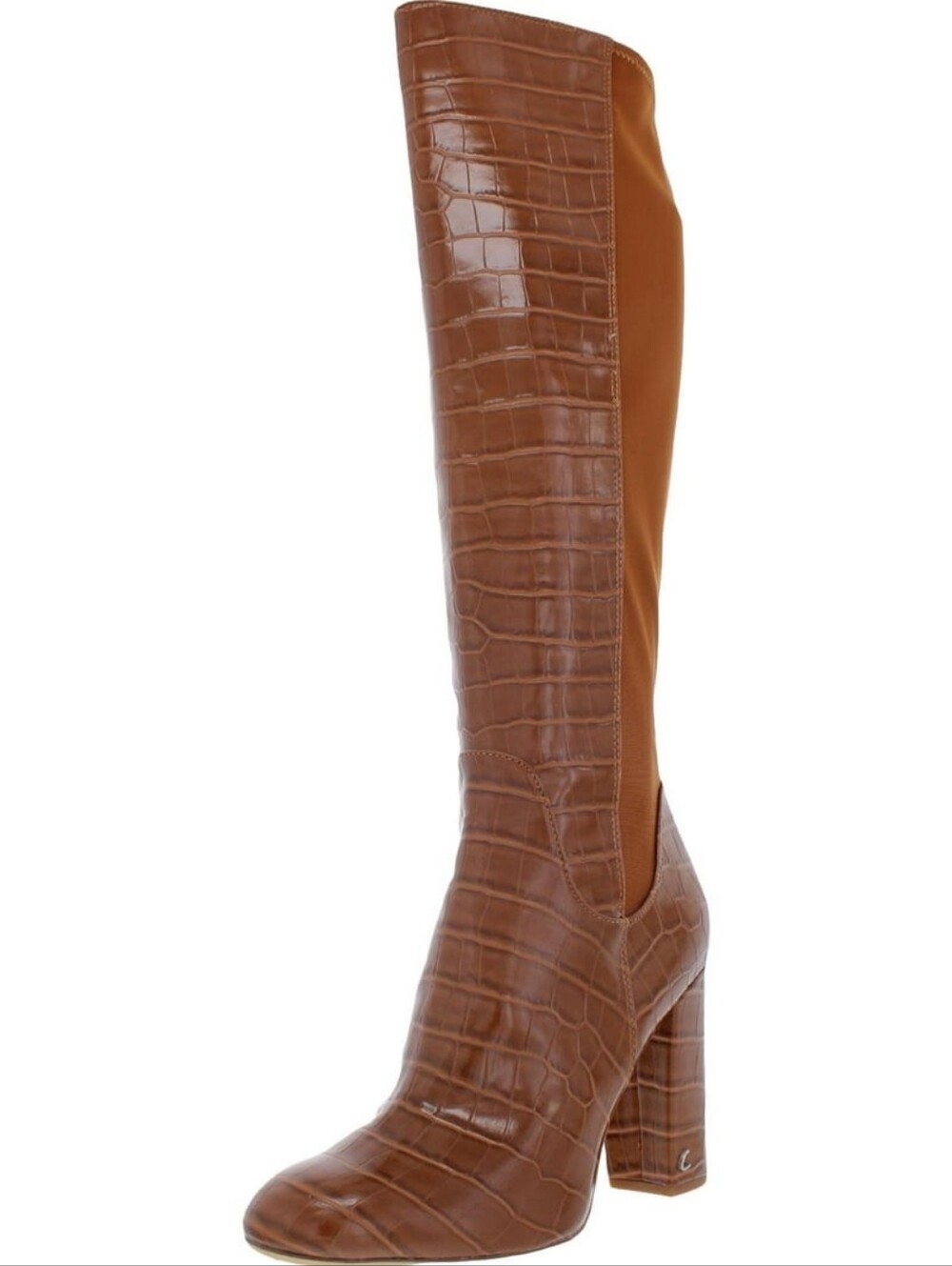 Circus by Sam Edelman Womens Clarimont Vegan Leather Knee-High Crocodile Boots